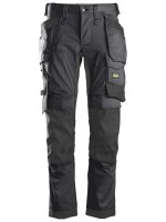 Snickers 6241 Allround Work, Stretch Trousers Holster Pockets - Steel Grey £84.99